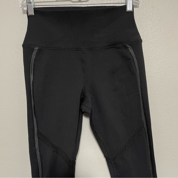 ALO Yoga High Rise Athletic Leggings Black Full Length Yoga Womens Medium - Picture 2 of 9